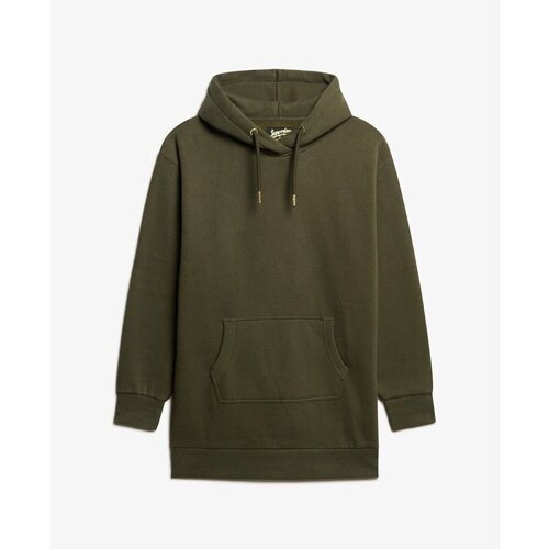 Kleidung Damen Pullover Superdry Robe sweat à capuche avec strass effet tatouage femme Grün