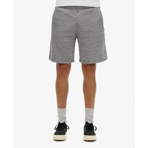 Kleidung Herren Shorts / Bermudas Superdry Short à logo en jersey  Essential Grau