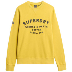 Kleidung Herren Sweatshirts Superdry Sweatshirt à texte appliqué  Workwear Gelb