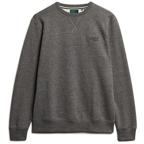 Kleidung Herren Sweatshirts Superdry Sweatshirt ras du cou à logo  Essential Grau