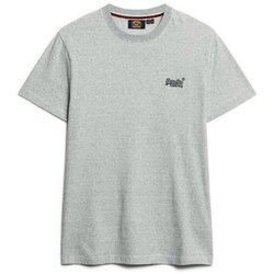 Kleidung Herren T-Shirts Superdry T-shirt en coton bio  Essential Logo Grau