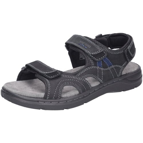 Schuhe Herren Sandalen / Sandaletten Josef Seibel Offene Marlon 06 57906-100 Schwarz