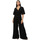 Kleidung Damen Overalls / Latzhosen La Modeuse 74302_P175775 Schwarz