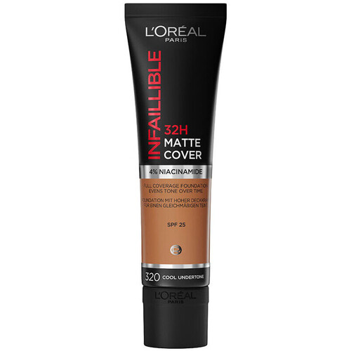 Beauty Damen Make-up & Foundation  L'oréal Unfehlbare Foundation 32H Matte Abdeckung - 320 Toffee Other