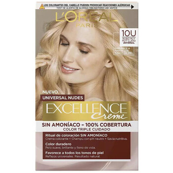 Beauty Damen Haarfärbung L'oréal Excellence Creme Haarfarbe Universal Nudes - 10u Blond Other