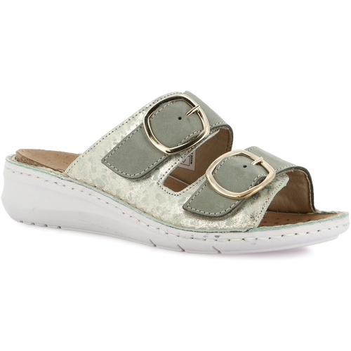 Schuhe Damen Pantoffel Grunland DSG-CE0395 Grün