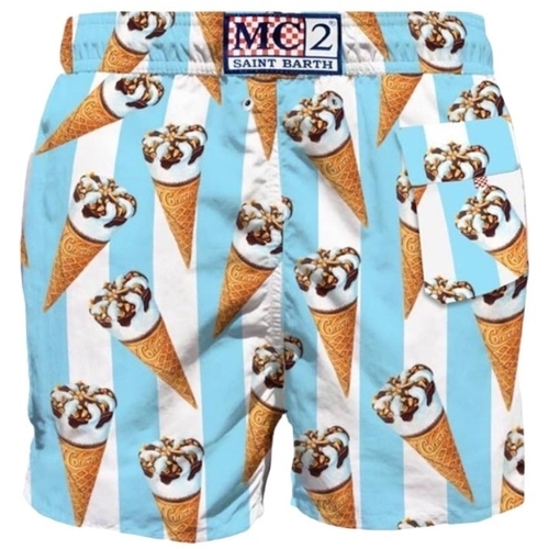 Kleidung Herren Badeanzug /Badeshorts Mc2 Saint Barth  Blau