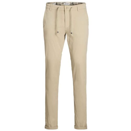Kleidung Herren Hosen Jack & Jones 12253071 MARCO-PLAZA TAUPE Beige