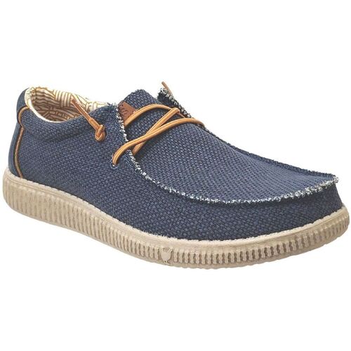 Schuhe Herren Slipper Pitas Steve Blau