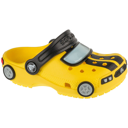 Schuhe Jungen Hausschuhe Crocs Classic Iam Race Car Clog Kids T Gelb