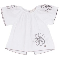 Kleidung Mädchen T-Shirts Manila Grace 342SMBS25 Weiss