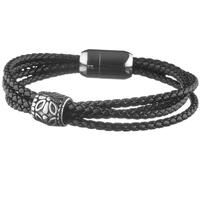 Uhren & Schmuck Herren Armbänder Geographical Norway SG-315030 Schwarz
