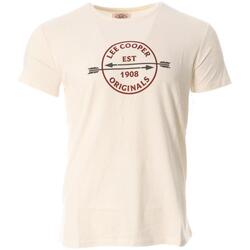 Kleidung Herren T-Shirts & Poloshirts Lee Cooper LEE-012176 Weiss