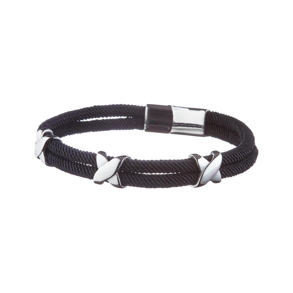Uhren & Schmuck Herren Armbänder Geographical Norway SG-315071 Schwarz