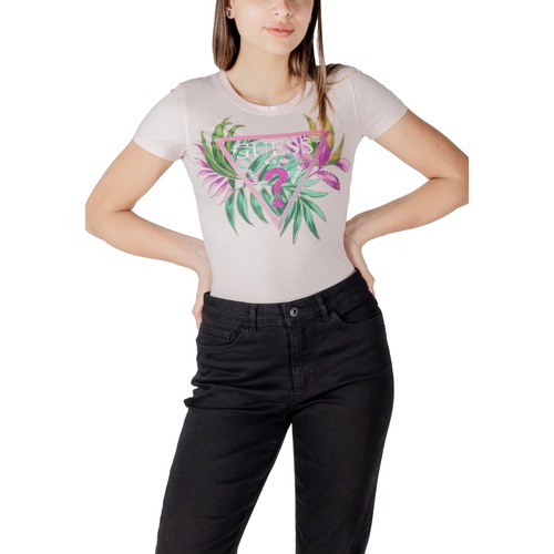 Guess CN SS LEAF TRIANGLE W5GI07 J1314 Rosa