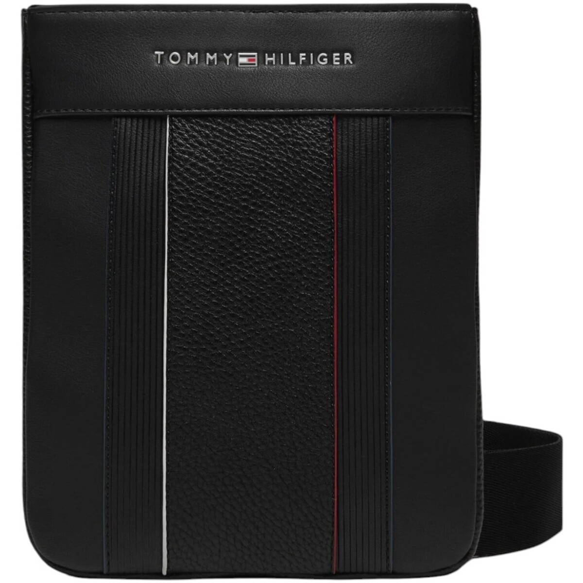 Taschen Herren Umhängetaschen Tommy Hilfiger TH FOUNDATION MINI CROSSOVER AM0AM13112 Schwarz