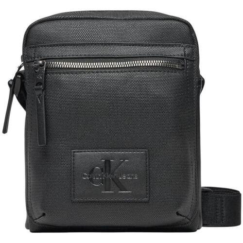 Taschen Herren Umhängetaschen Calvin Klein Jeans COATED REPORTER18 K50K512995 Schwarz