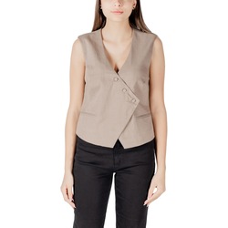 Kleidung Damen Anzugweste Vila Viflea S/L Tailored 14105553 Braun