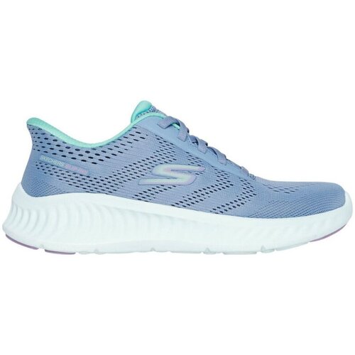 Schuhe Damen Derby-Schuhe & Richelieu Skechers Schnuerschuhe GO WALK NOW - KHLOE 125643 BLGR Blau