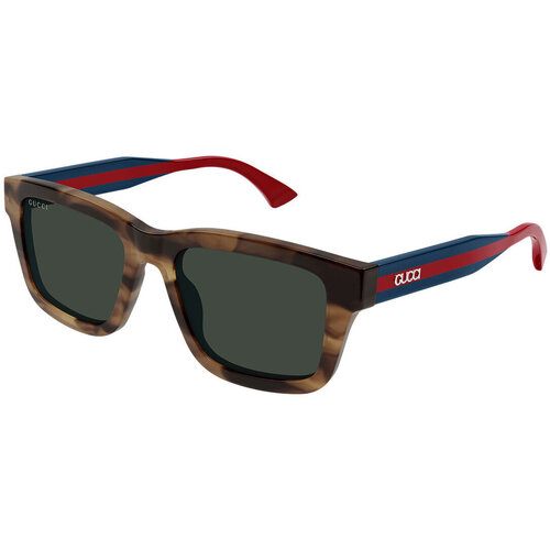 Uhren & Schmuck Sonnenbrillen Gucci Web Sonnenbrille GG1869S 003 Braun