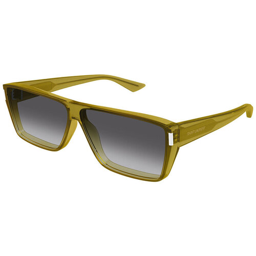 Uhren & Schmuck Herren Sonnenbrillen Yves Saint Laurent Saint Laurent SL 757 004 Sonnenbrille Gelb