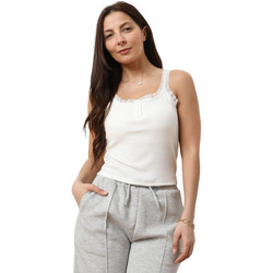 Kleidung Damen Tops / Blusen La Modeuse 74548_P176139 Weiss