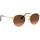 Uhren & Schmuck Herren Sonnenbrillen Ray-ban ROUND METAL – UNISEX 0RB3447 Braun