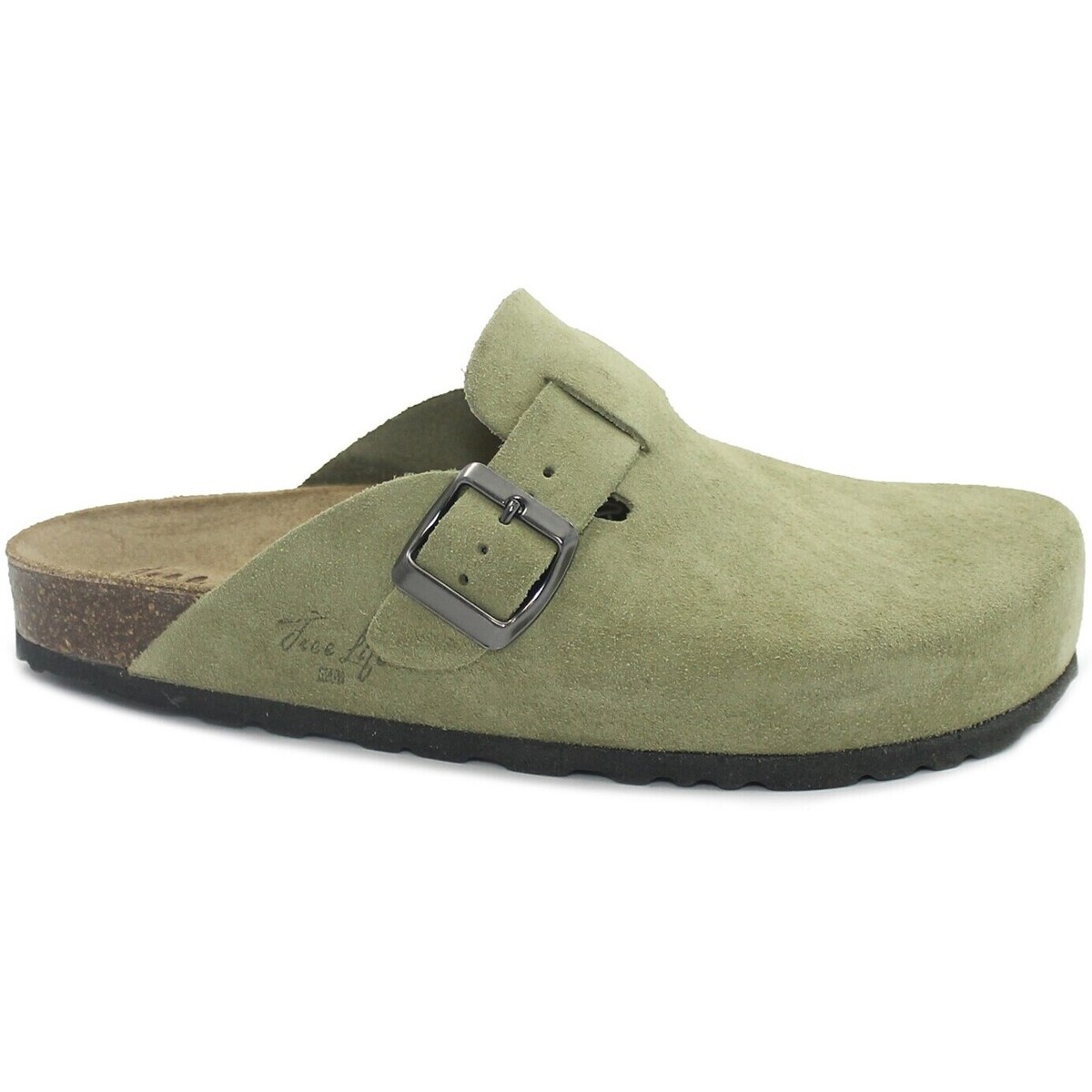 Schuhe Damen Pantoffel Free Life FRE-E25-890-BA Grün