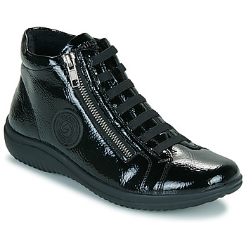Schuhe Damen Sneaker High Remonte D1E70-02 Schwarz