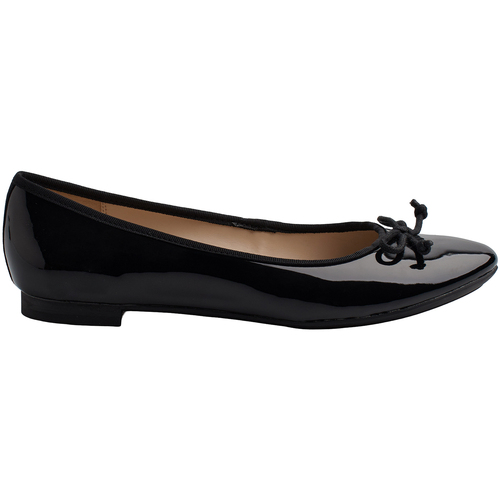 Schuhe Damen Ballerinas Clarks CAROUSEL-RIDE-BLACK LEATHER Schwarz