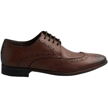 Schuhe Herren Derby-Schuhe Clarks CHART-LIMIT-BROWN LEATHER Braun