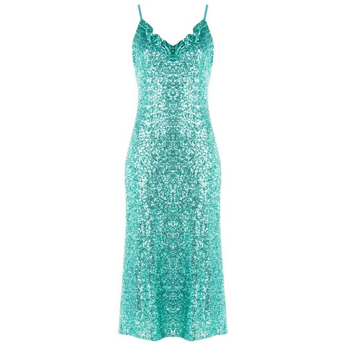 Kleidung Damen Kleider Rinascimento CFC0124757003 Wasser Grün