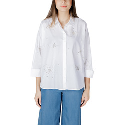 Kleidung Damen Hemden Only ONLNEW GRAC EMINI LIFE LS ST SHIRT CCWVN 15339747 Weiss