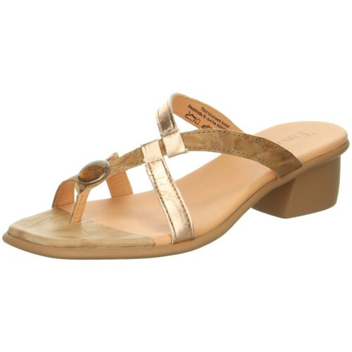 Schuhe Damen Pantoletten / Clogs Think Pantoletten Vivi Pantolette linen 3-001119-4000 Beige