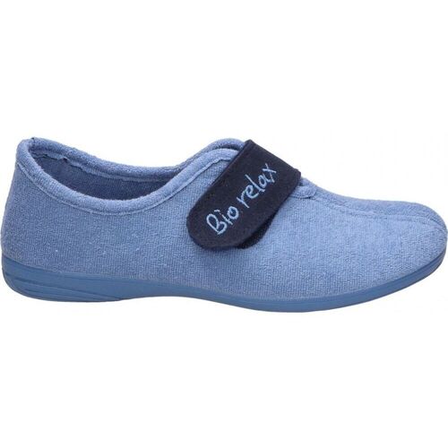 Schuhe Damen Hausschuhe Cosdam 13001 Blau