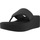 Schuhe Damen Sandalen / Sandaletten FitFlop PLATFFORMS WEDGE TOE POST S Schwarz