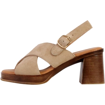 Schuhe Damen Sandalen / Sandaletten The Divine Factory 255770 Beige