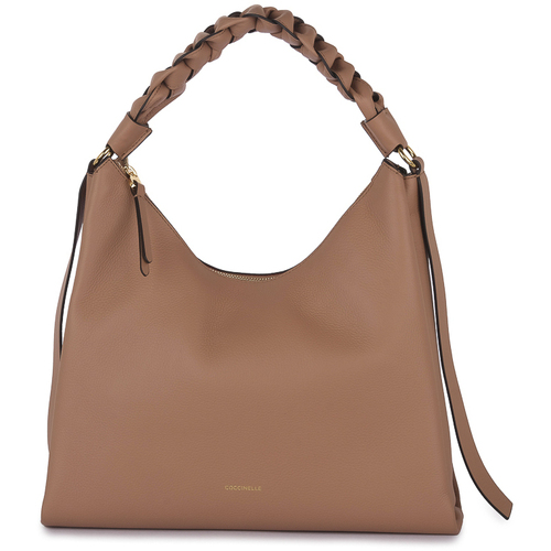 Taschen Damen Taschen Coccinelle 300 GRANA DOUBLE Beige