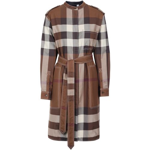 Kleidung Damen Kleider Burberry 8048726 Braun