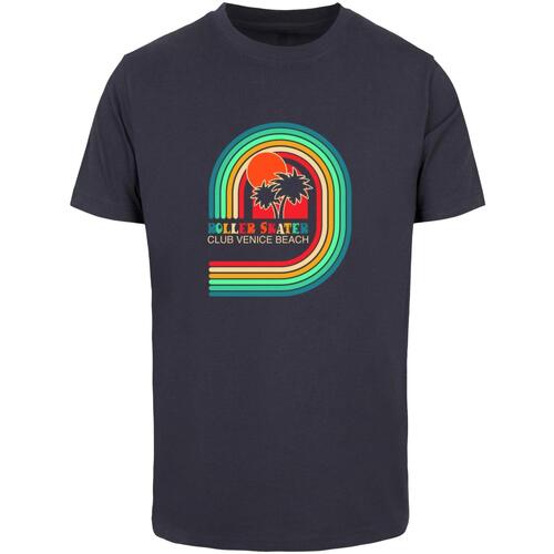 Kleidung Herren T-Shirts Mister Tee T-shirt  Roller Skater Blau