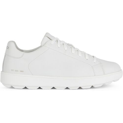 Schuhe Herren Sneaker Geox Baskets en cuir nappa  Spherica ECUB-1 Weiss