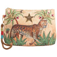 Taschen Damen Geldtasche / Handtasche Pin-Up Stars  Beige