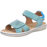 Schuhe Mädchen Sandalen / Sandaletten Superfit Schuhe Sandale Leder SPARKLE 1-609004-7500 7500 Blau