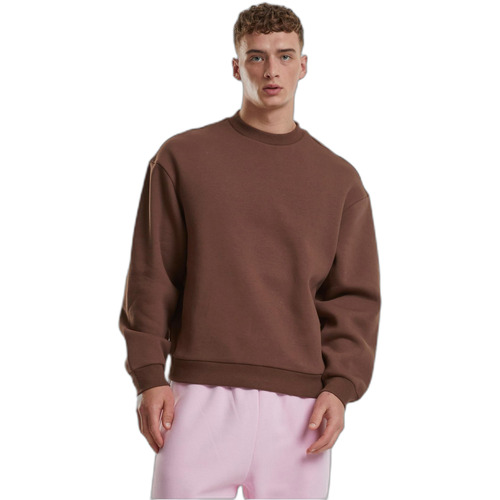Kleidung Herren Pullover Urban Classics Pull col rond moelleux Braun