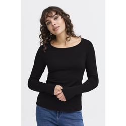 Kleidung Damen T-Shirts Fransa T-shirt manches longues femme  Kasic 1 Schwarz