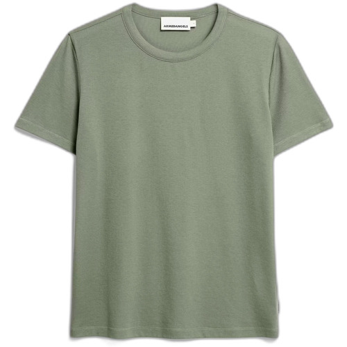 Kleidung Damen T-Shirts Armedangels T-shirt femme  Genesaa Grün
