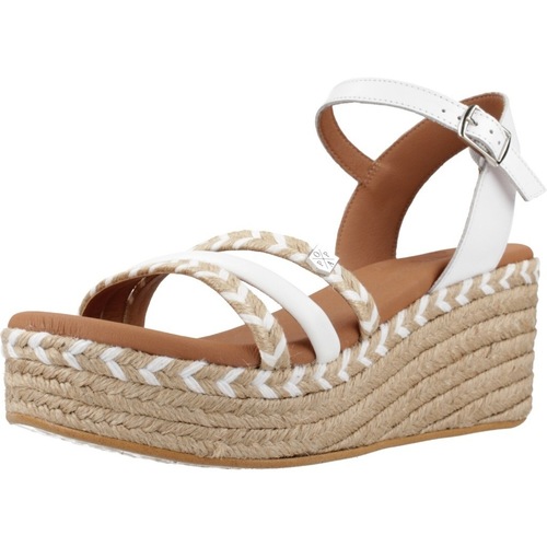 Schuhe Damen Sandalen / Sandaletten Popa ALBANY Weiss