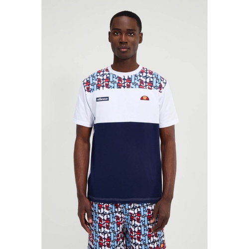 Ellesse BLOCK AOP TEE Weiss