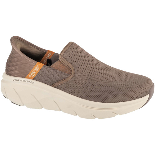 Schuhe Herren Sneaker Low Skechers Slip-ins: D'Lux Walker 2.0 - Reeler Braun