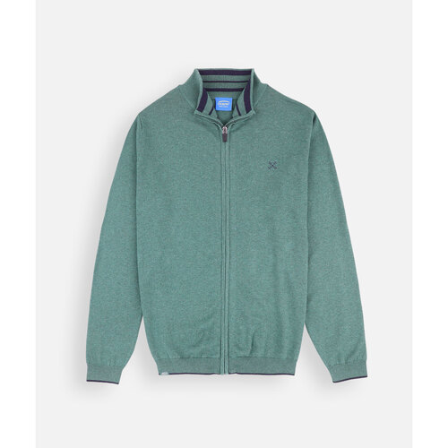 Kleidung Herren Pullover Oxbow Pull PEZIP Grün